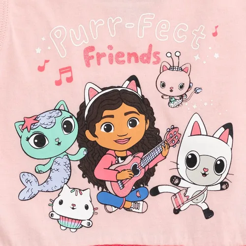 Vista 5 de DREAMWORKS GABBY'S DOLLHOUSE Cakey Cat Gabby Kitty Fairy Pandy Paws Mercat - Vestido de tul para niñas pequeñas y grandes