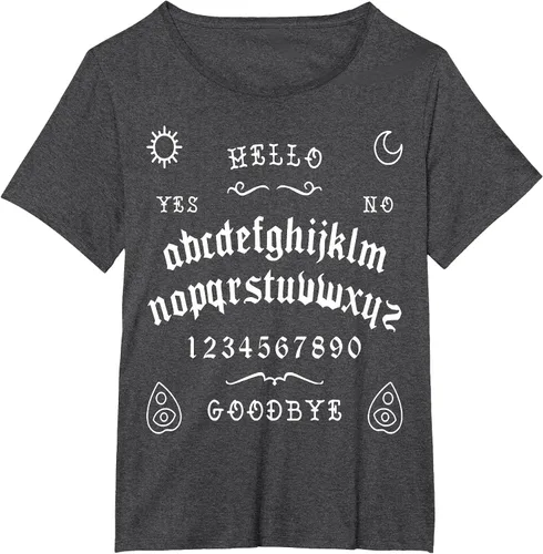 Vista 13 de Camiseta inspirada en la tabla Spirit Board Ouija Asphalt Grey