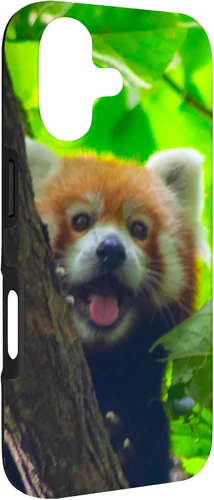Vista 3 de Cute Funny Red Panda Smiling Tree Animal Nature Lover Gift Case for iPhone 17