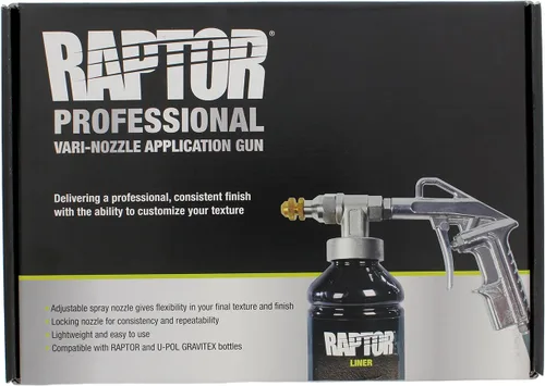 Vista 4 de U-POL 4880 Raptor Professional Vari-Nozzle Pistola de aplicación