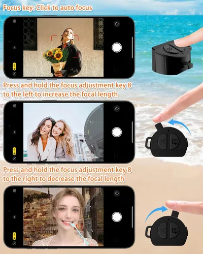 Vista 2 de CloudValley PocketFlex - Mini trípode con control de zoom, soporte de teléfono de bolsillo 3 en 1, para selfie, compatible con MagSafe, soporte