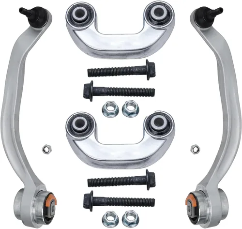 Vista 195 de Detroit Axle - 4 piezas de brazos de control traseros para Ford C-Max, Focus, Mazda 3 5, Volvo C30, C70, S40, V50, 4 brazos de control superiores e