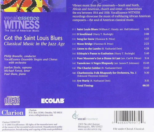 Vista 2 de Witness Got the Saint Louis Blues - Classical Music in the Jazz Age