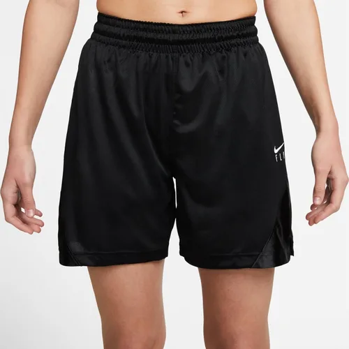 Vista 3 de Nike Dri-FIT ISoFly - Pantalones cortos de baloncesto para mujer, NegroBlanco