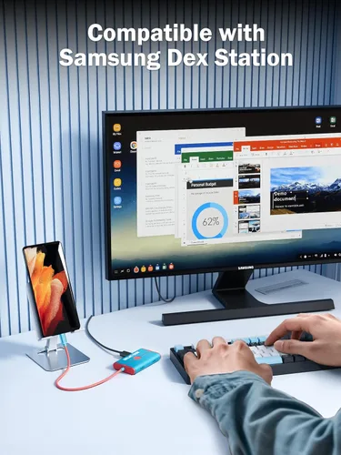 Vista 5 de Lemorele Base de captura de video USB C con salida HDMI, 1080P a 60Hz, carga PD de 100 W, Plug and Play para Nintendo Switch/Steam