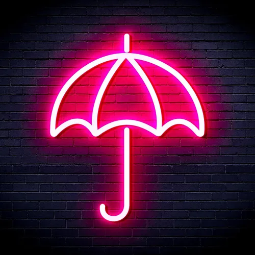 Vista 21 de ADVPRO Paraguas Flex Silicona LED Neon Sign - Púrpura - st16s33-fnu0016-p