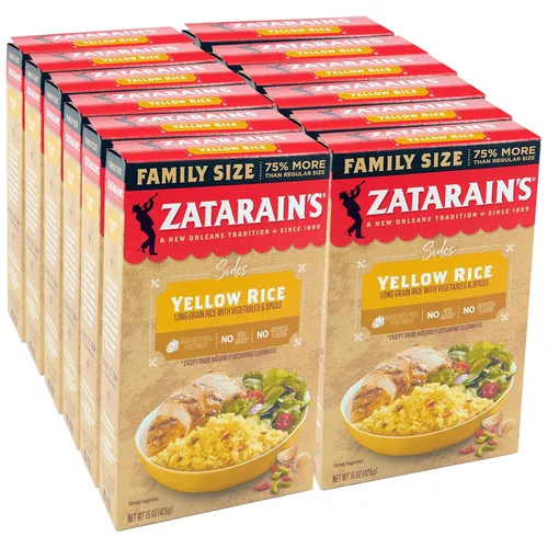Vista 10 de Zatarain's Arroz amarillo tamaño familiar, 15 oz