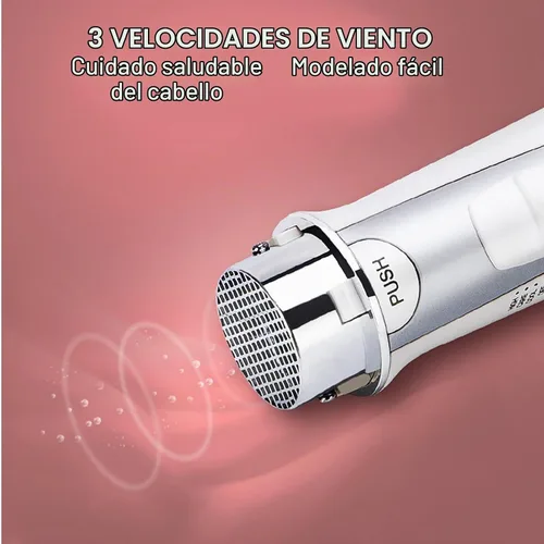 Vista 5 de FILFEEL Cepillo secador de pelo, eléctrico con cable, negro, secado rápido, multifuncional, reparación de cabello