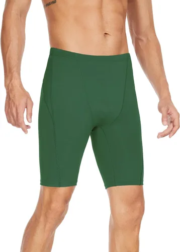 Vista 25 de Traje de baño deportivo competitivo para hombre, traje de entrenamiento de resistencia de carreras, pantalones cortos de natación de secado rápido