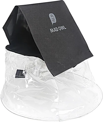 Vista 2 de MAD OWL Cubiertas de lluvia LED para exteriores, luces de escenario, impermeables, para escenario, cubierta de lluvia para exteriores (paquete de 4)
