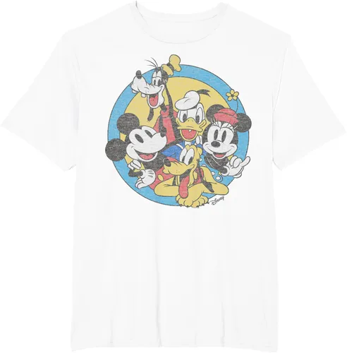 Vista 10 de Disney Camiseta retro de Mickey and Friends Group Shot