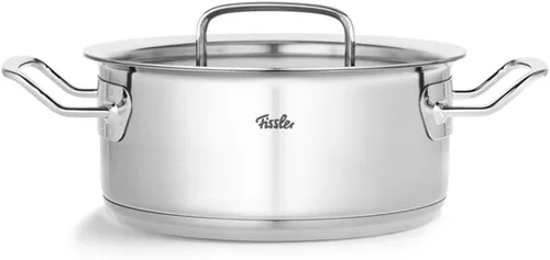 Vista 2 de Fissler Original-Profi Collection Rondeau de acero inoxidable de 1.5 cuartos de galón con tapa de metal