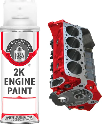 Vista 11 de ERA Paints Pintura negra para motor con tecnología de catalizador Omni-Curing, acabado brillante en aerosol 2K con resistencia a altas temperaturas