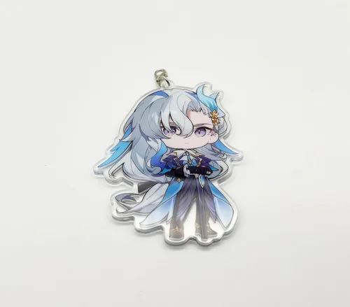 Vista 16 de YJacuing Genshin Impact - Figura de llavero de acrílico