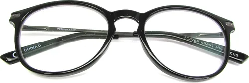 Vista 2 de Foster Grant Mckay Multifocus - Gafas de lectura redondas unisex para adultos gafas de lectura
