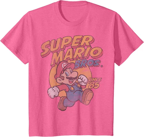 Vista 46 de Super Mario Bros. Desde '85 Camiseta Vintage con Póster' Negro