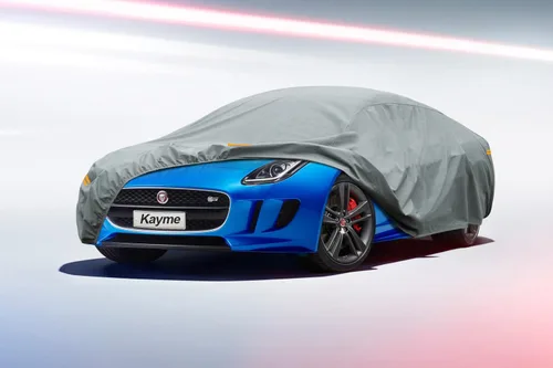 Vista 7 de Kayme - Funda de coche resistente impermeable para todo tipo de clima, cubiertas completas para exteriores, protección contra rayos UV, lluvia