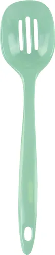 Vista 14 de Reston Lloyd Cuchara ranurada de melamina utensilio de cocina de alta calidad con mango ergonómico resistente al calor, plástico duradero sin BPA
