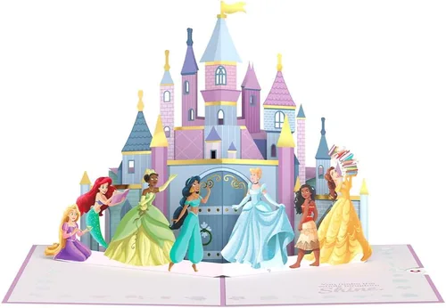 Vista 5 de Lovepop Disney Princess - Tarjeta emergente de cumpleaños y todos los días