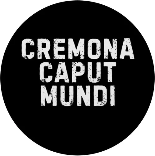 Vista 3 de Cremona Caput Mundi Città Simpatica Uomo Donna Bambino PopSockets Adhesive PopGrip