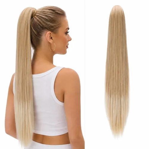 Vista 22 de PRETTYSHOP - Extensión de pelo largo y liso, resistente al calor