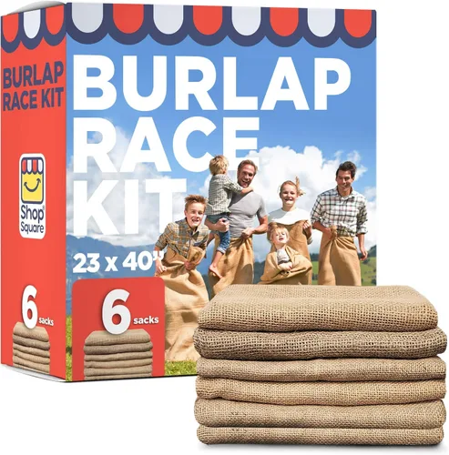 Vista 9 de Shop Square Juegos de campo al aire libre, bolsas de carreras de saco de patatas para niños y adultos, carreras de huevos y cucharas, bandas