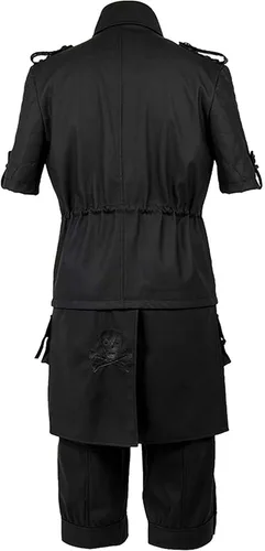 Vista 2 de LYLAS Traje de Cosplay Negro Chaqueta de Cuero Noctis Lucis Caelum Outfit