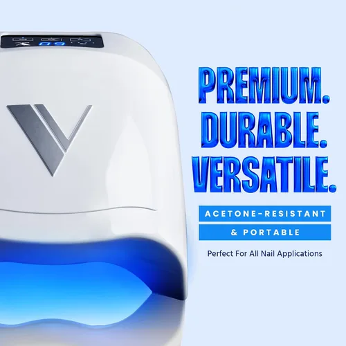Vista 4 de V Beauty Pure Lámpara de uñas UV inalámbrica (blanca) - Luz UV portátil de 36 W para uñas de gel con múltiples ajustes de temporizador - Luz