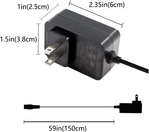 Vista 5 de Adaptador de fuente de alimentación de 5V 2A compatible con Yealink T54W SIP-T54W T46U T57W SIP-T44W T43U MP56 T53W T48U T34W IP Phone PS5V2000US