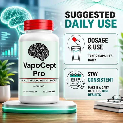 Vista 4 de Paquete de 5 cápsulas Vapocept, Vapocept oficial para el bienestar