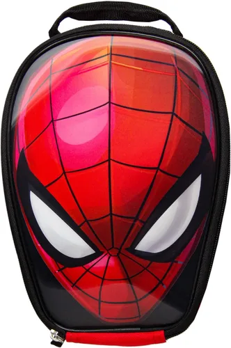 Vista 2 de Bioworld Marvel Spider-Man Lenticular Comic Superhero - Bolsa de almuerzo aislada de 10 pulgadas