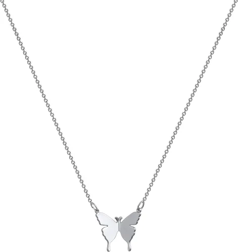 Vista 6 de MIDEEO Delicado collar de mariposa para mujer, chapado en oro de 14 quilates, collar con dije de mariposa minimalista