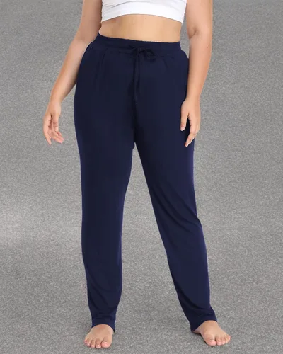 Vista 7 de Cheapestbuy Pantalones de descanso cómodos para mujer, talla grande, pantalones deportivos de yoga activos, pantalones deportivos elásticos casuales