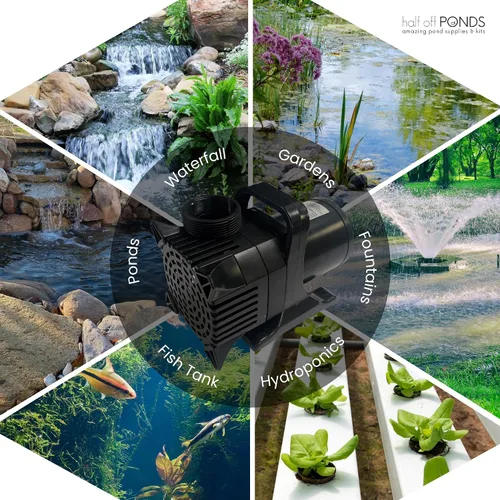 Vista 7 de Submersible Pond Pump, 8,000 GPH