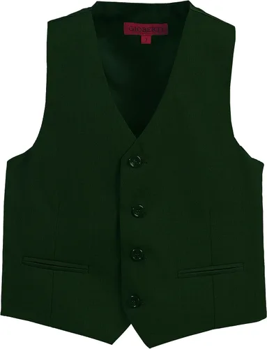 Vista 15 de Gioberti Chaleco de traje formal para niño de 4 botones Beige