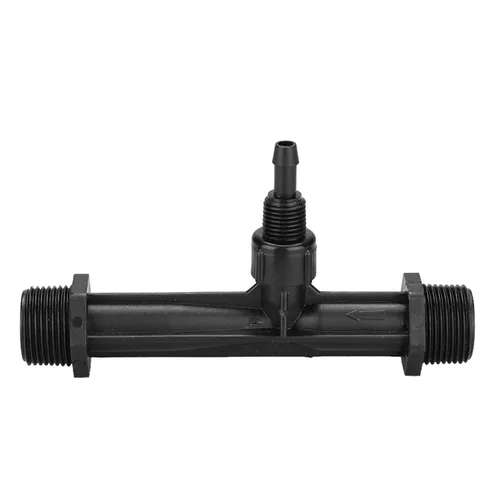 Vista 6 de Inyector de fertilizante, Kit de dispositivo de riego de jardín, Kit de tubo de agua con interruptor de inyector de fertilizante G3/4, kit