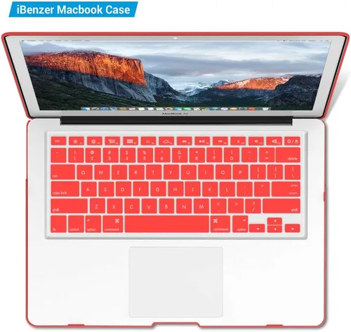 Vista 112 de IBENZER - Compatible con Funda para MacBook Pro de 13 Pulgadas 2015 2014 2013 Finales 2012 A1502 A1425, Carcasa Rígida con Cubierta para Teclado