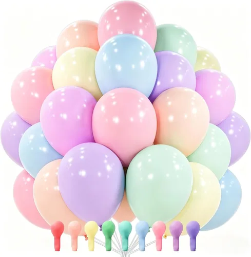 Vista 178 de PartyWoo - Globos de color albaricoque retro, 120 unidades de 5 pulgadas, de látex, para arco de globos, decoración de fiesta y de cumpleaños