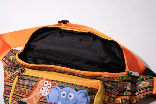 Vista 7 de Riñonera para hombres y mujeres, con estampado de animales, a la moda, ligera, de viaje, con correa ajustable