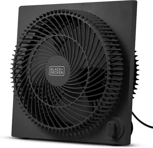 Vista 10 de BLACK+DECKER - Ventilador de aire de escritorio, ventilador portátil personal con 3 velocidades, enfriador de aire evaporativo con tanque de agua