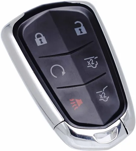 Vista 6 de Llavero de repuesto compatible con Cadillac Escalade 2015-2020 Escalade ESV 2015-2020 de proximidad inteligente sin llave, control remoto, arranque