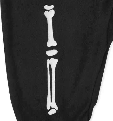 Vista 62 de The Children's Place - Pijama familiar de una pieza a juego para niños y bebés, pijamas de esqueleto de Halloween, forro polar