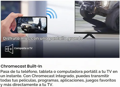 Vista 11 de Hisense - Televisión Smart 50A6H serie A6, de 50 pulgadas, con resolución 4K UHD, con Google TV, compatible con Alexa, Dolby Vision HDR, DTS Virtual