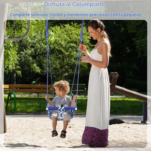 Vista 5 de Asiento de columpio para niños pequeños, cómodo columpio para bebé