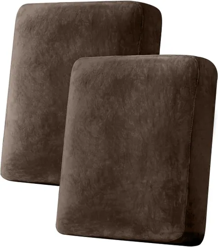 Vista 10 de Funda para Sofá de Terciopelo Elástico Funda de Cojín de Sofá 1 Pieza - Funda Elástica Lavable para Asiento o Respaldo, Fundas de Asiento para Sofás