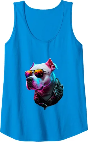 Vista 15 de Dogo Argentino Dogs Dogo Argentinos - Camiseta sin mangas, Negro