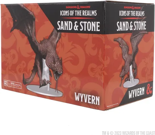 Vista 2 de Iconos de D&D de los reinos: arena y piedra - Wyvern