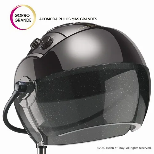 Vista 2 de Secador Gold 'N Hot Elite 1875-watt con soporte estilo bonete profesional Silver