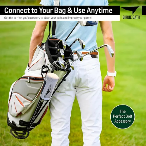 Vista 11 de Birdie Bath Portable Golf Ball Cleaner - Ultimate Personal Golf Ball Washer