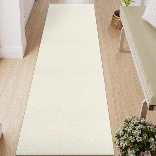 Vista 159 de LEEVAN Alfombra lavable para baño, alfombra tejida negra de 2 x 3 pies para entrada, alfombra de puerta delantera de algodón, alfombras pequeñas